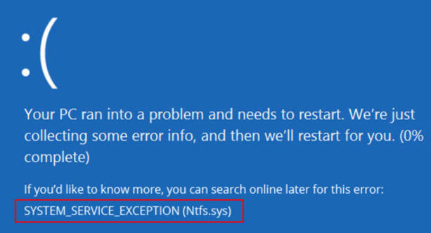 SYSTEM_SERVICE_EXCEPTION