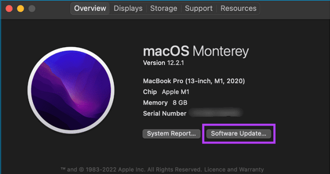 macOS Monterey aktualisieren