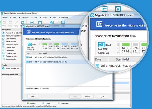 Effektive und sichere Lösung, um OS auf HDD/SSD zu migrieren