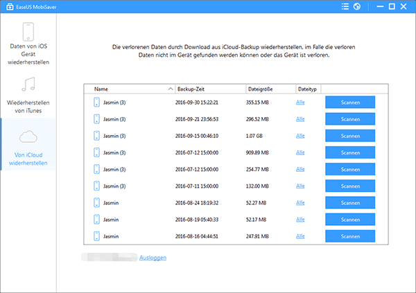 Wie kann man gelöschte iCloud Backup wiederherstellen? - EaseUS