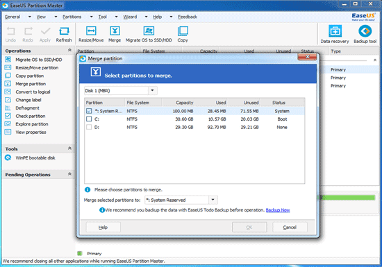 EaseUS Data Recovery Wizard - Select Files to Recover