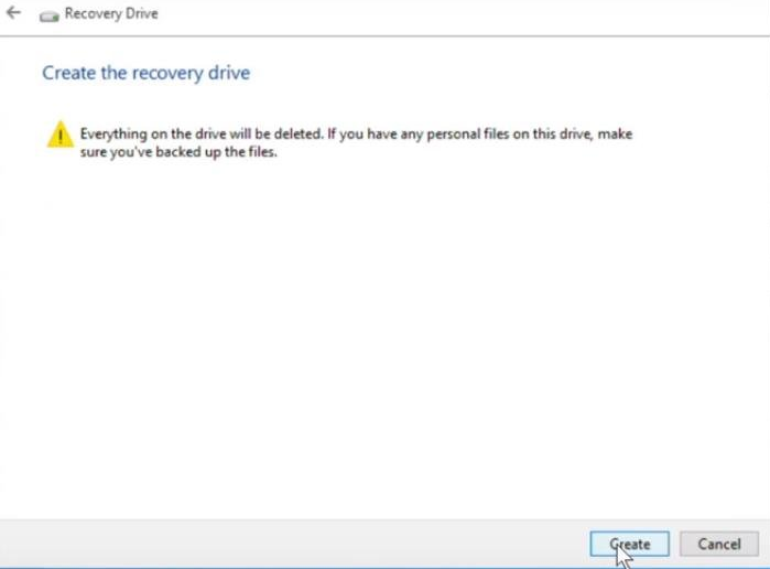 Acer Recovery Management Create Factory Default Backup -4
