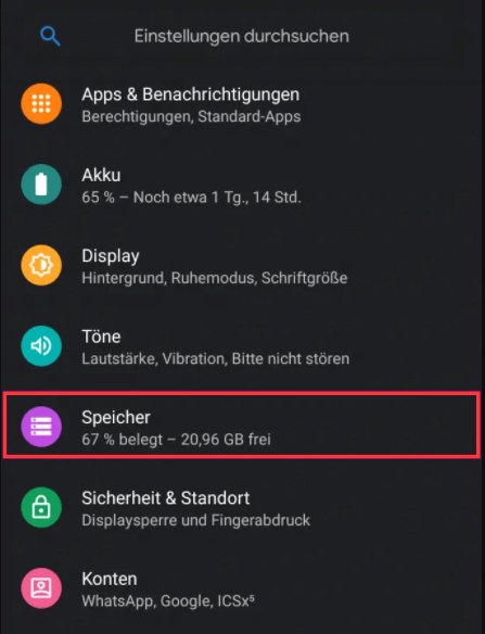 Fünf Methoden: Internen Speicher von Android erweitern - EaseUS