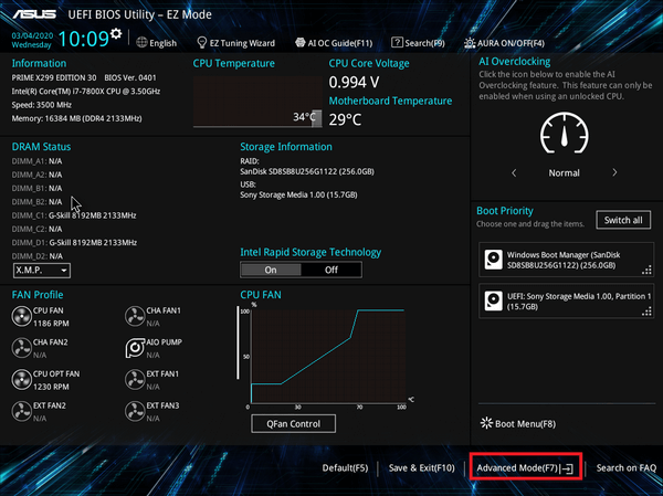 BIOS-Version im BIOS-Menü aktualisieren - Schritt 4