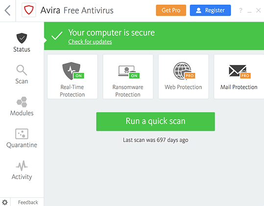 Avira Free Antivirus