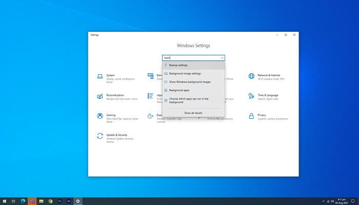 Automatisches Sichern von Windows 11 mit Windows Sichern und Wiederherstellen - Schritt 1.