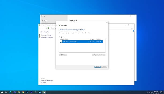 Automatisches Sichern von Windows 11 mit Windows Sichern und Wiederherstellen - Schritt 4.
