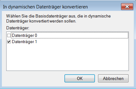 wählen Sie konvertieren