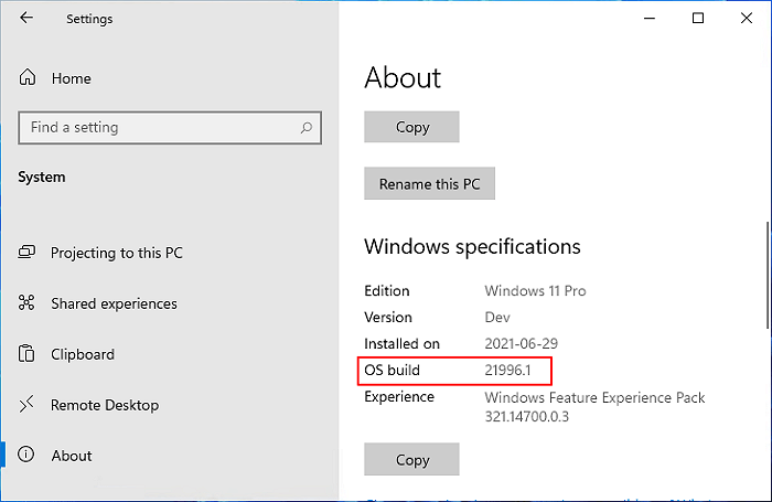 Systemaufbau prüfen