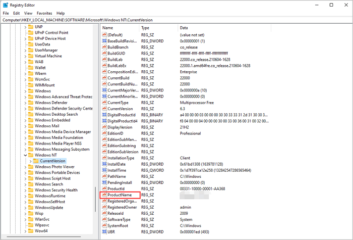 Windows OS überprüfen