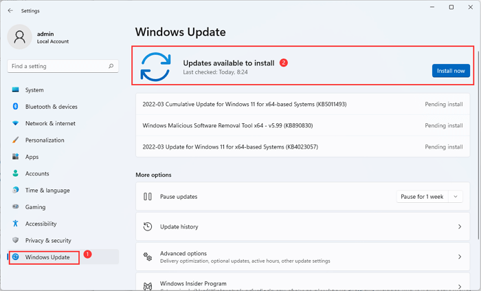 Windows 11-Update überprüfen