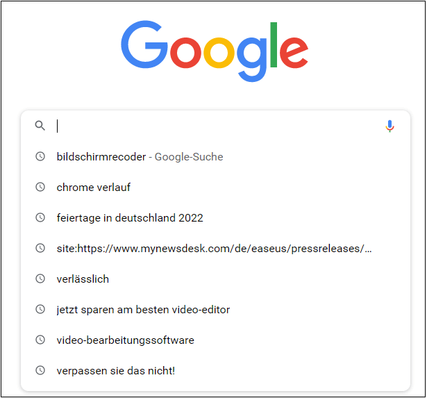 Chrome-Verlauf nach Datum durchsuchen - 2