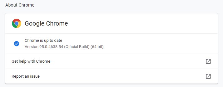 Google Chrome aktualisieren