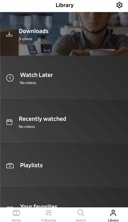 In-app in Dailymotion herunterladen
