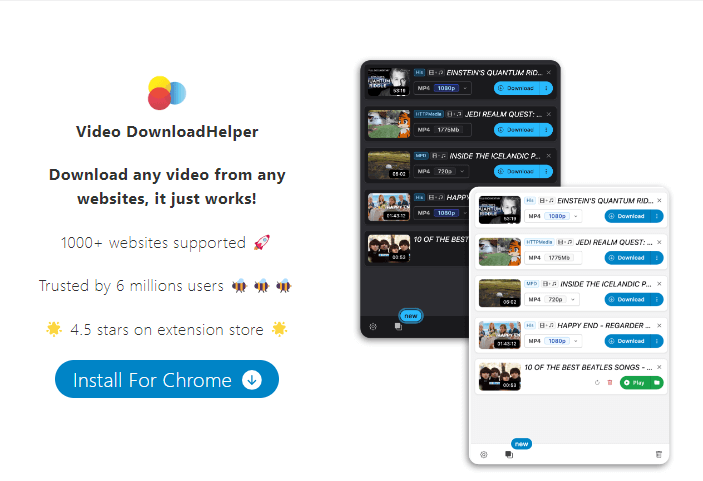 Video DownloadHelper 