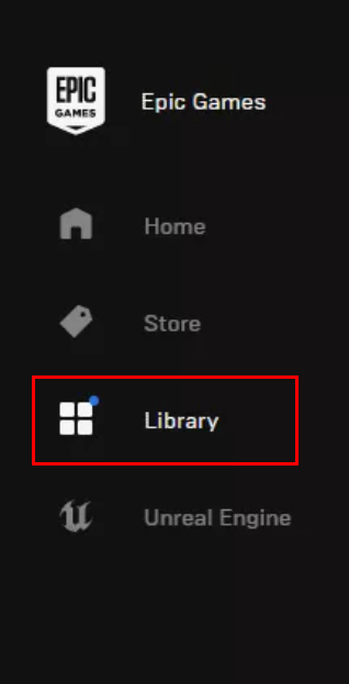 Epic Games Bibliothek