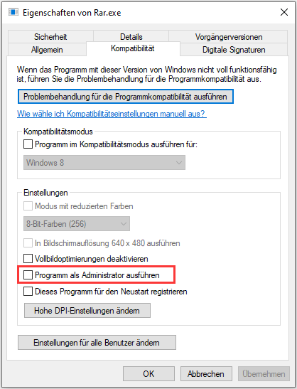 Fallout 3 im als Administrator ausführen