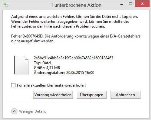 Windows Kann Erforderliche Dateien Nicht Installieren [11 Lösungen]Fehler 0x8007045D – So beheben Sie das Problem - EaseUS
