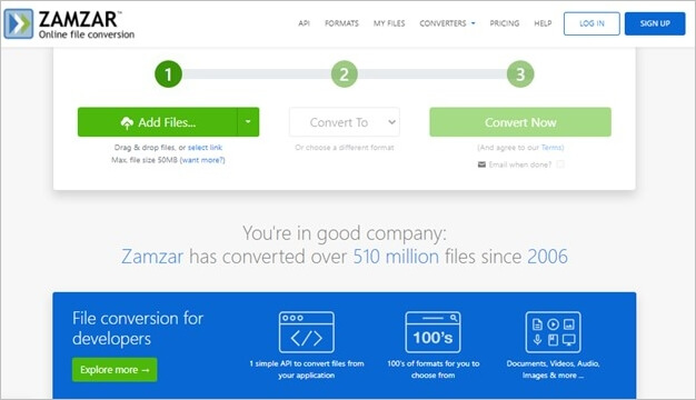 eac3-Audiodateien mit Zamzar konvertieren