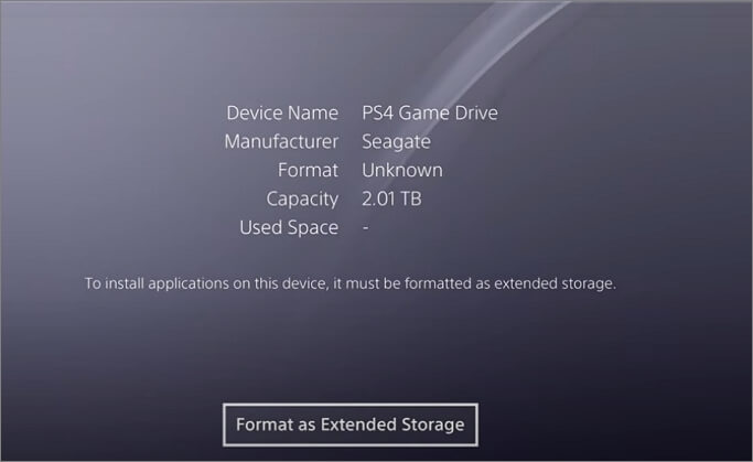 Als erweiterten Speicher formatieren