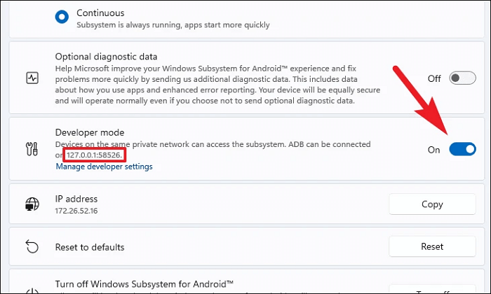 Aktivieren des Entwicklermodus unter Windows 11