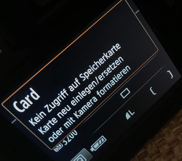 Formatieren Sie die SD-Karte auf der Kamera