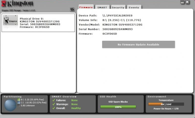 kingston ssd manager linux