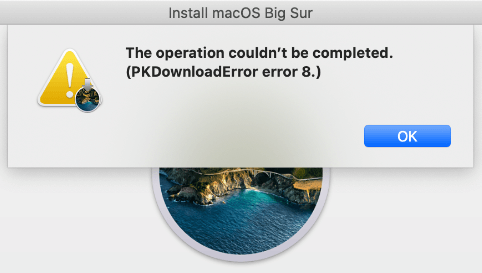 macOS 13 Ventura Upgrade fehlgeschlagen