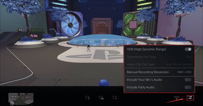 Gameplay auf der PS5 aufnehmen