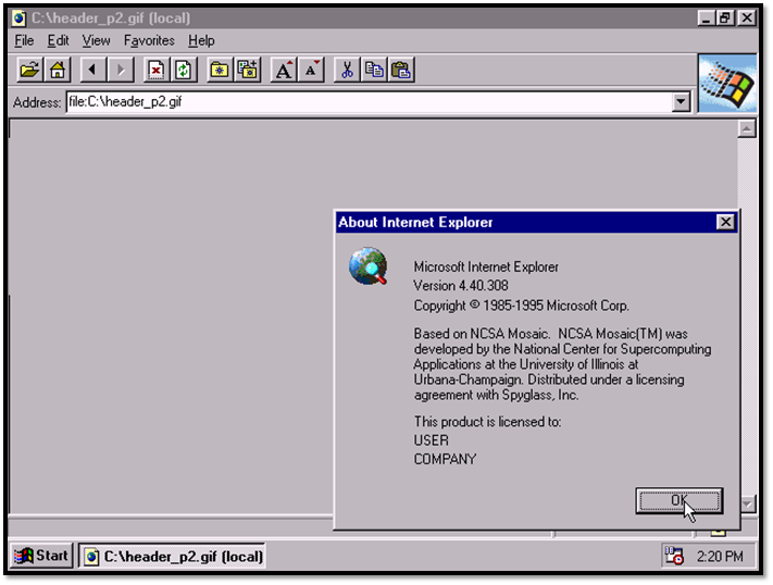 Internet-Explorer 1.0