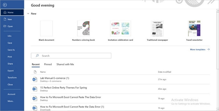 Microsoft Office kann diese Datei nicht öffnen