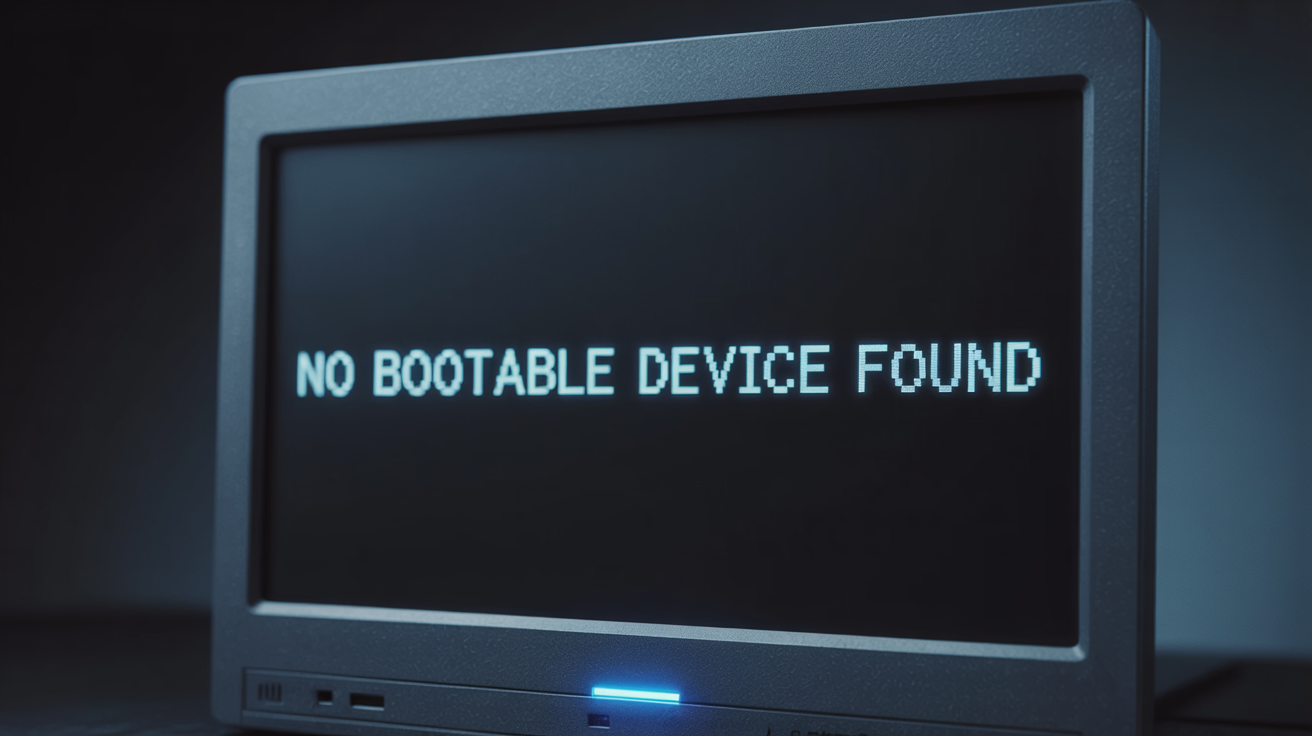 No Bootable Device Found