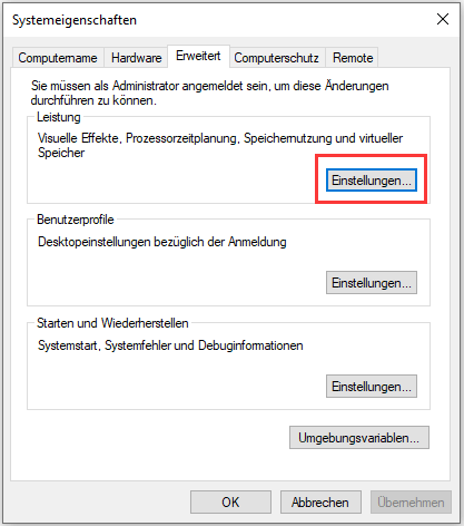 Wählen Sie die angegebenen Einstellungen, um die virtuelle Partition zu entfernen