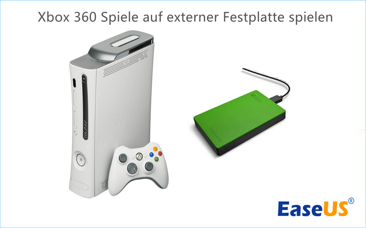 Spielen Sie Xbox 360-Spiele von einer externen Festplatte