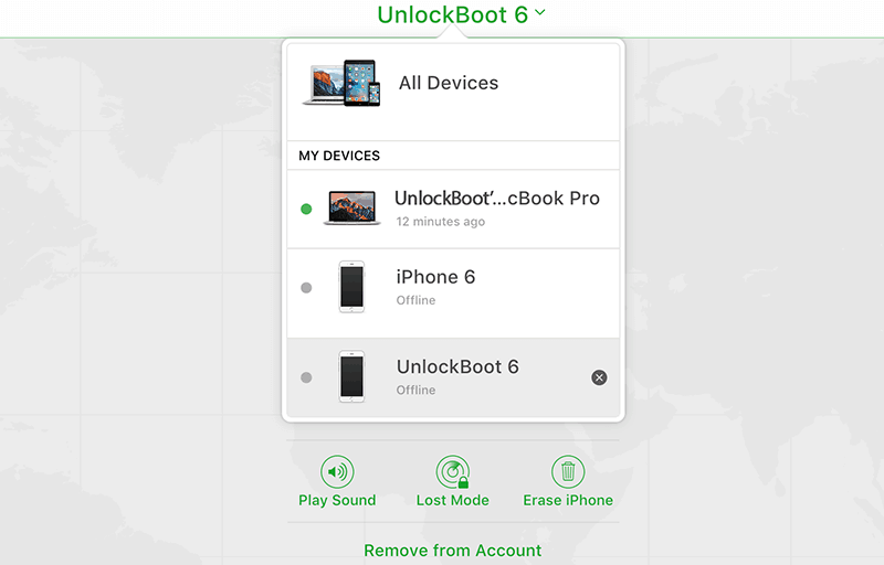 Aus iCloud-Konto entfernen