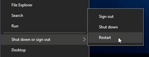 Windows PC neustarten