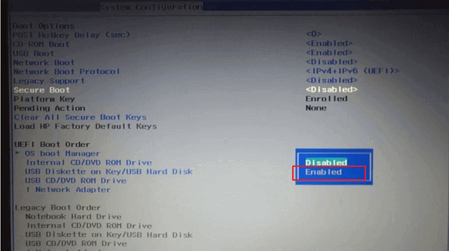 Den sicheren Start für das Upgrade auf Windows 11 aktivieren
