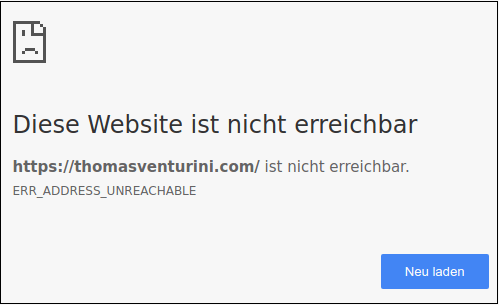 Diese Website ist nicht erreichbar