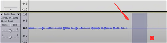 Audiospur für Rauschunterdrückung auswählen