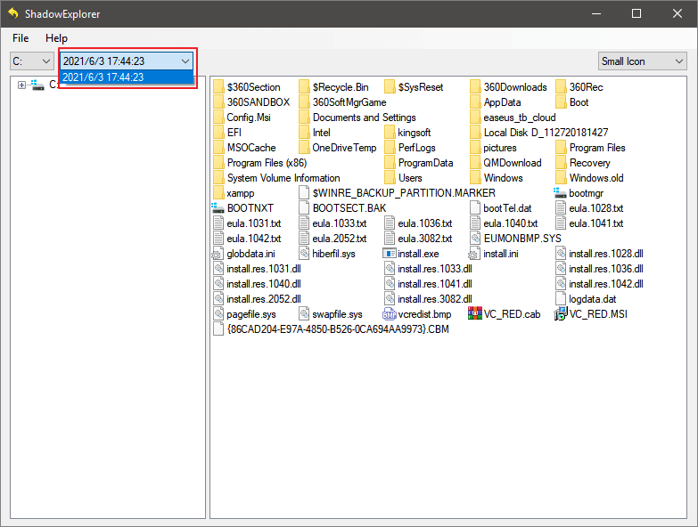 ShadowExplorer starten