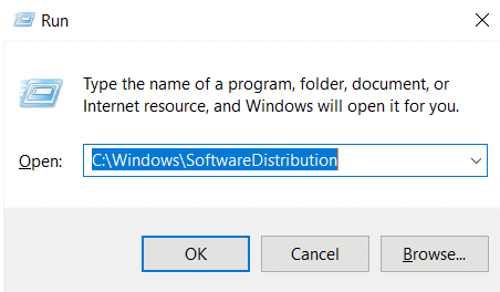 Ordner SoftwareDistribution öffnen