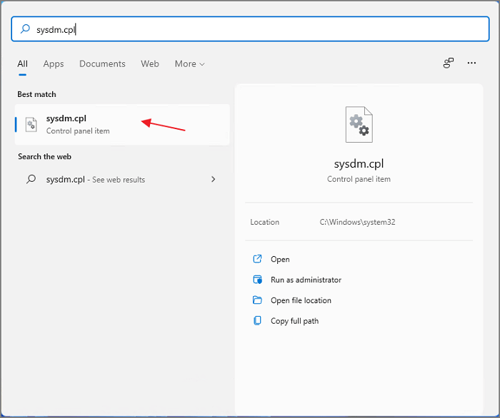Systemeigenschaften unter Windows 11 öffnen