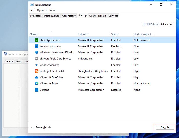 System konfigurieren - Schritt 4