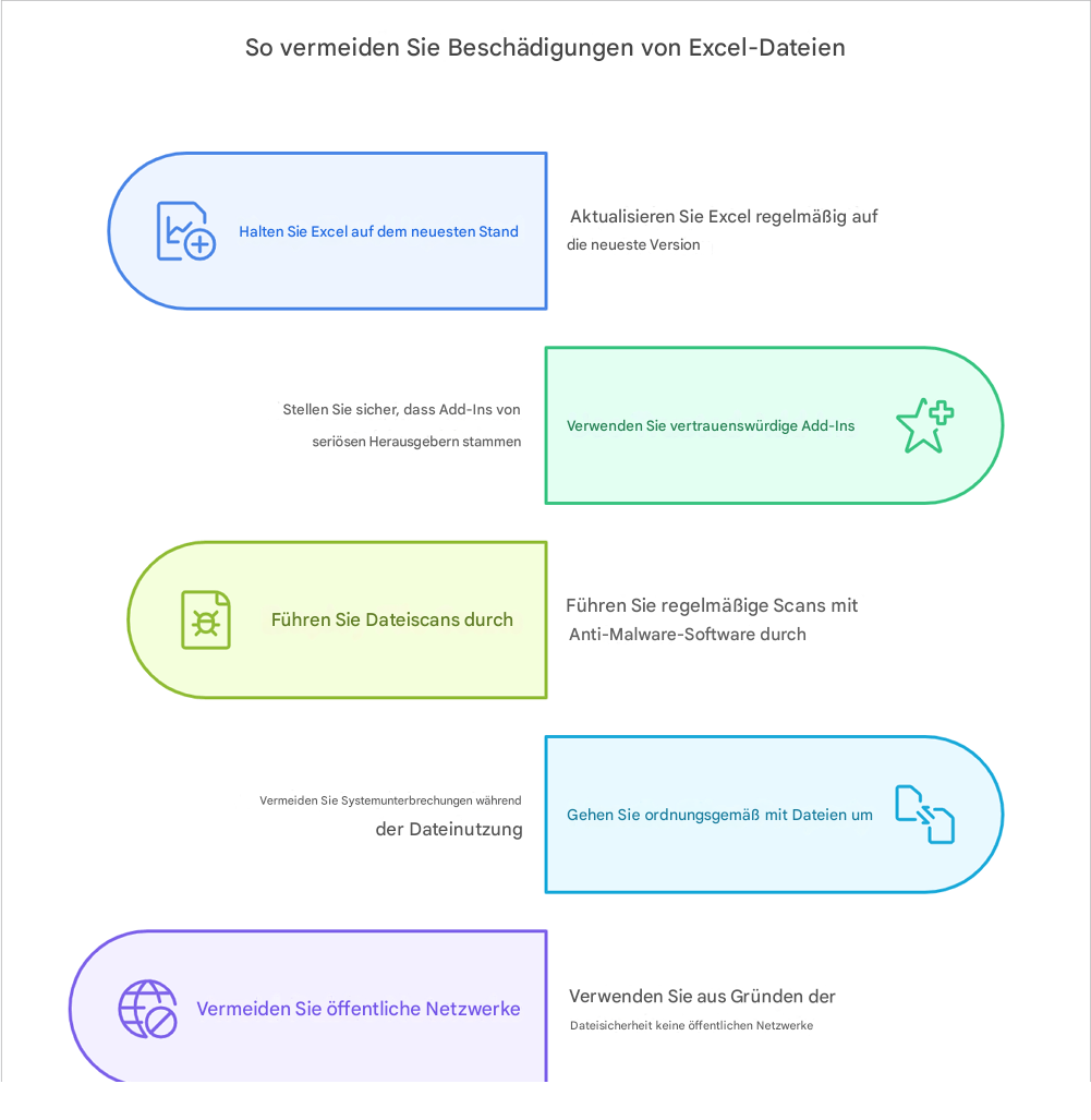Verhindern Sie die Beschädigung von Excel-Arbeitsmappen