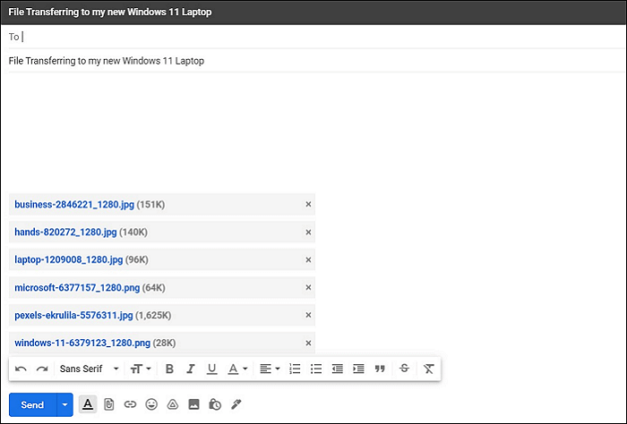 Datentransfer via Email