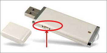 USB-Stick Schreibschutzschalter