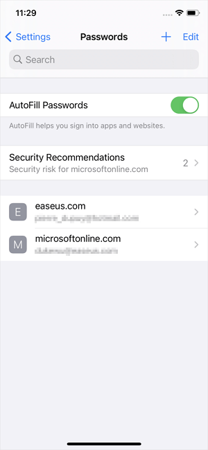 Passwörter und Accounts auf dem iPhone finden