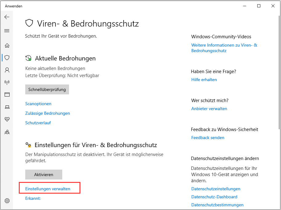 Turn off antivirus and firewall