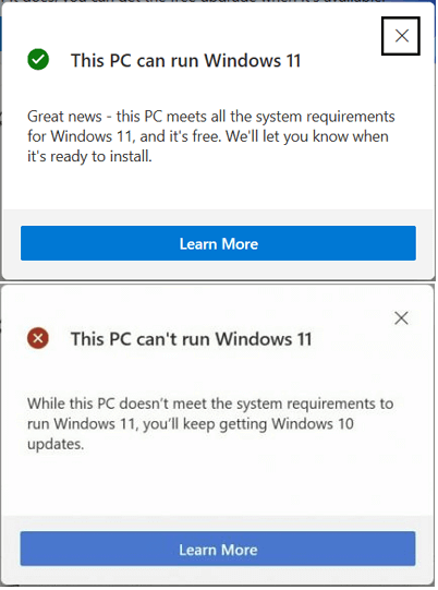 Windows 11 kann nicht auf diesem PC ausgeführt werden