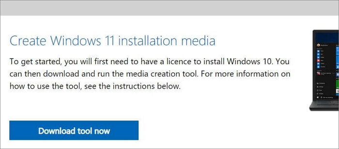 Windows 11 Installationsmedium herunterladen